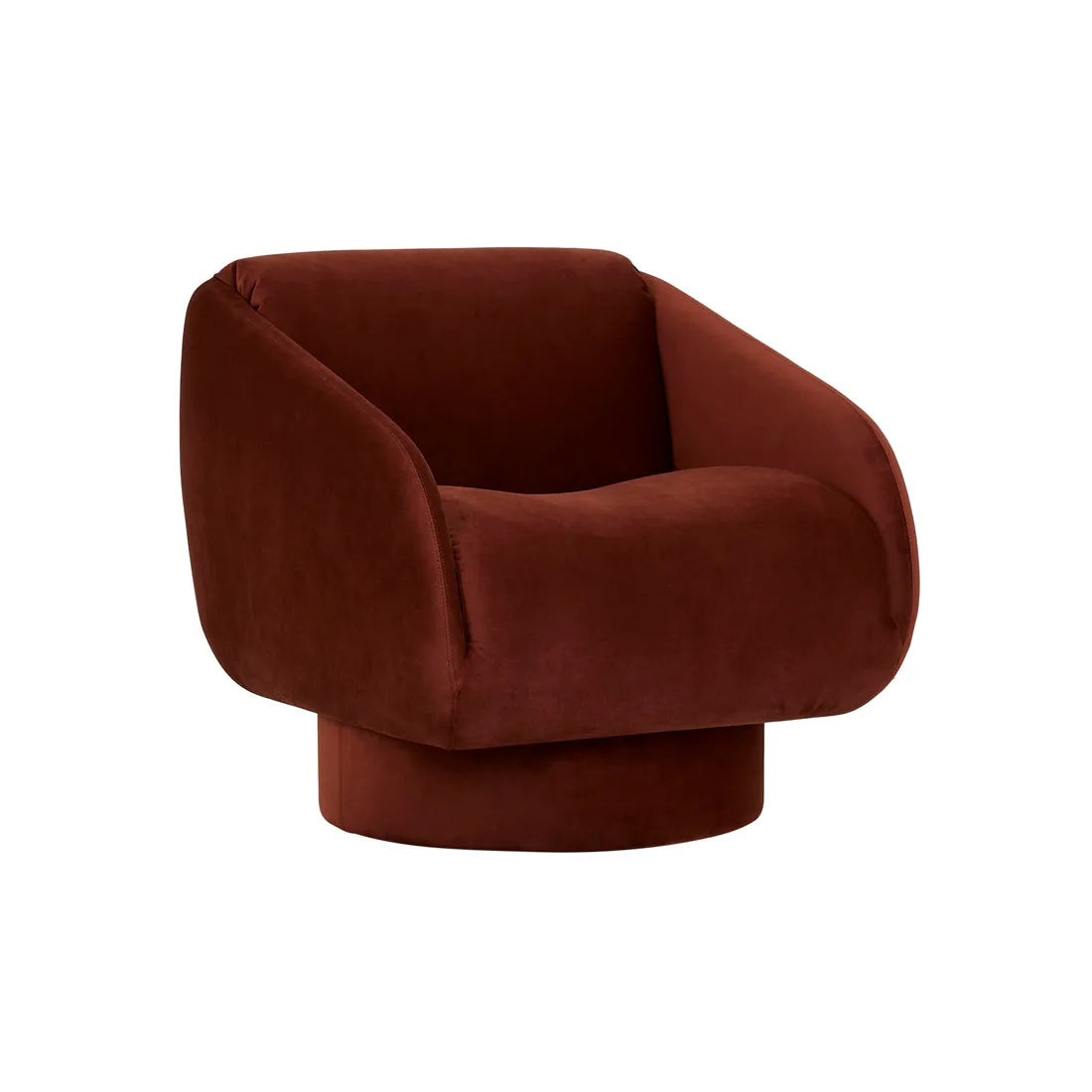 Suki Swivel Occasional Chair - Rum Raisin