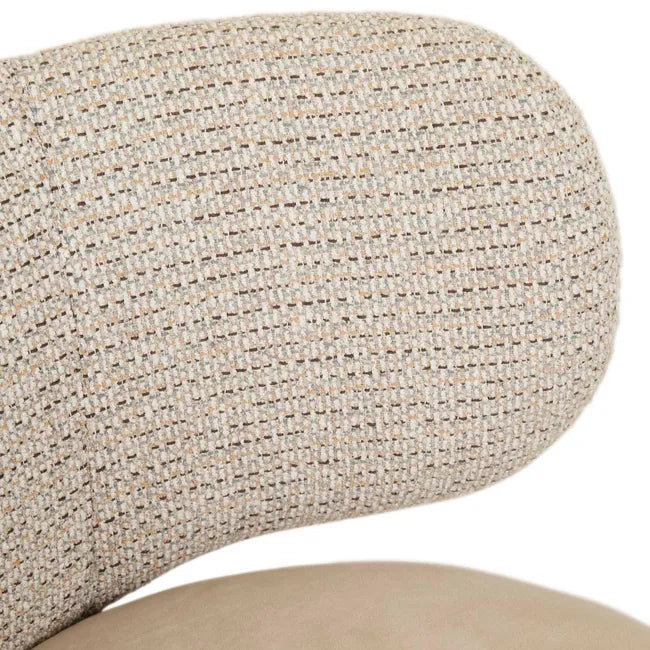 Tilda Occasional Chair - Sugar Velvet - Tundra Speckle