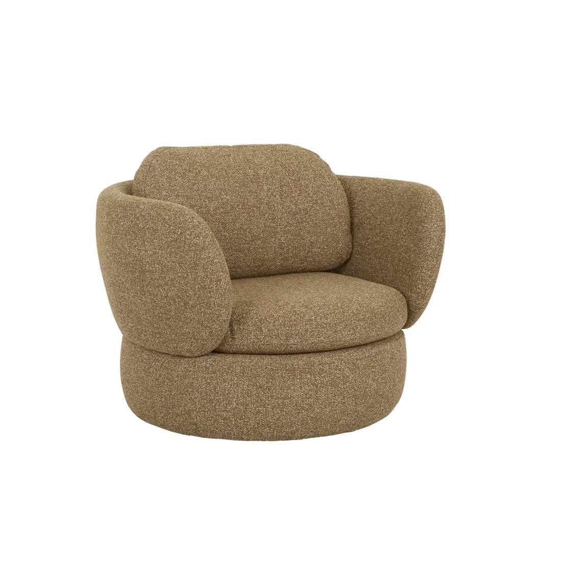 Winona Swivel Occasional Chair - Toffee Weave