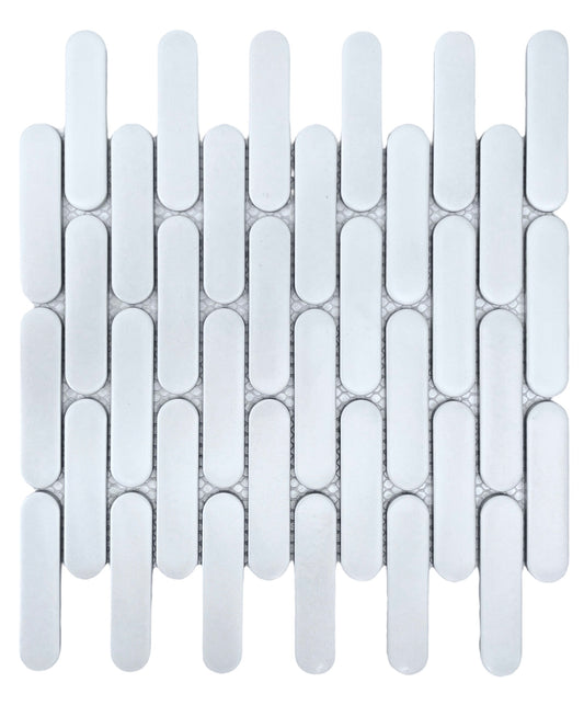 CONNECT WHITE MATT BRICK PATTERN