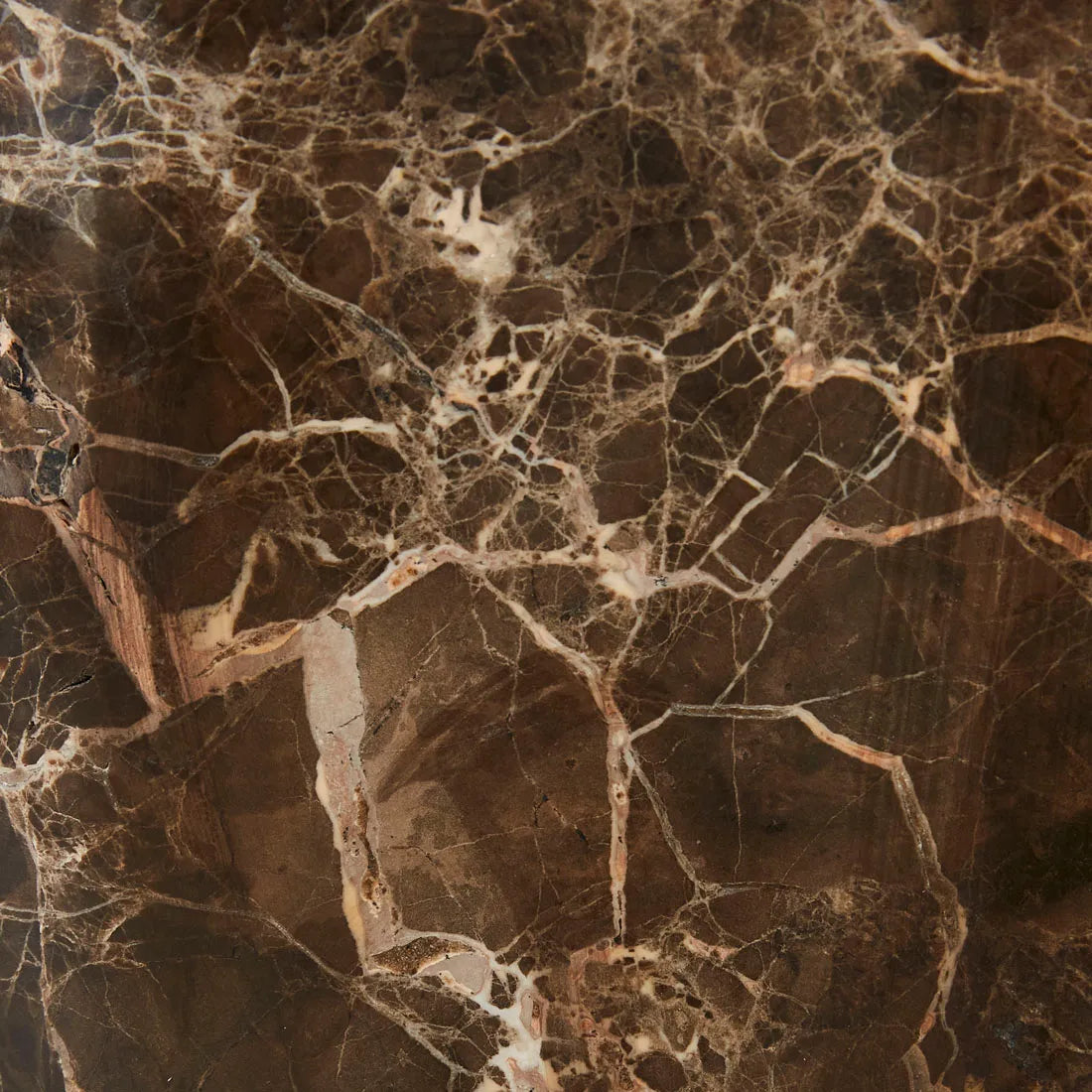 Atlas Slab Console Table - Emperador Marble