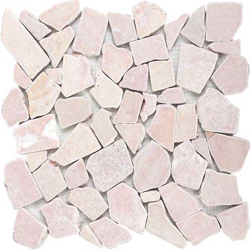 Crazy Rosso Tumbled | Mosayic