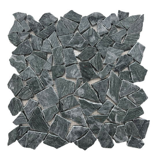 Crazy Verde Tumbled | Mosayic