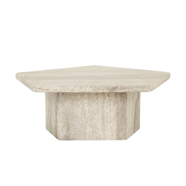 Floe Marble Coffee Table - Silver Travertine