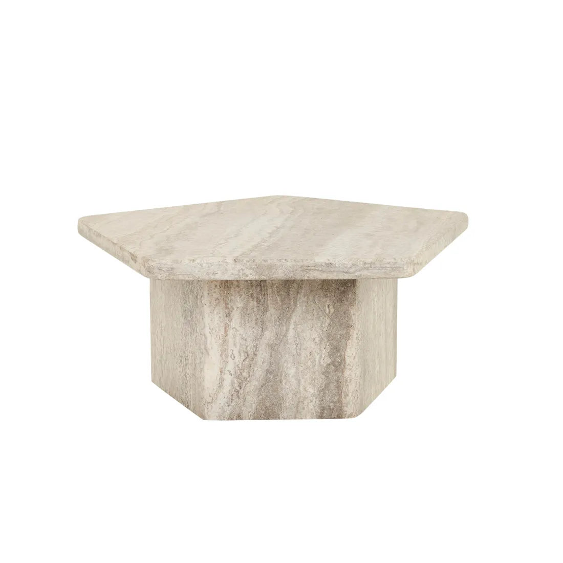 Floe Marble Coffee Table - Silver Travertine