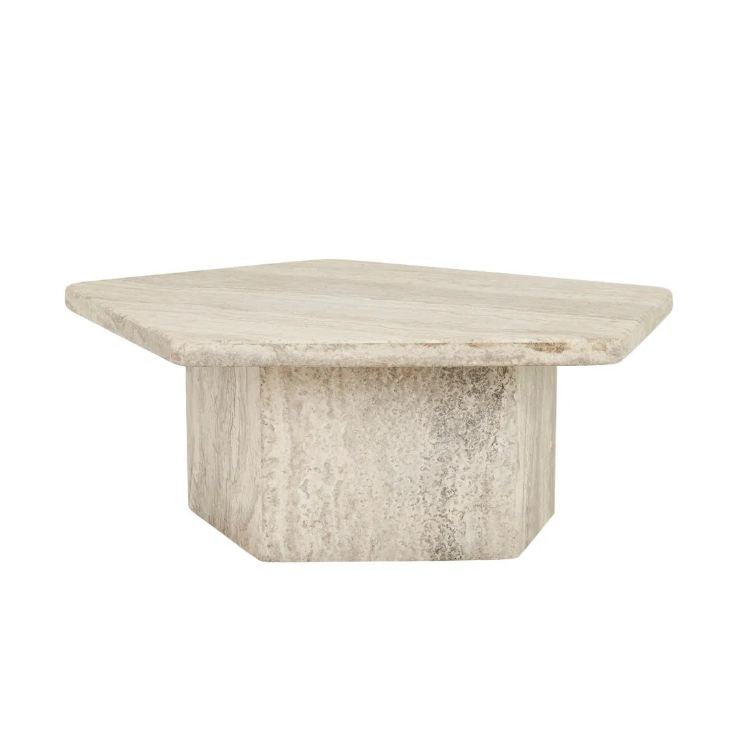 Floe Marble Coffee Table - Silver Travertine