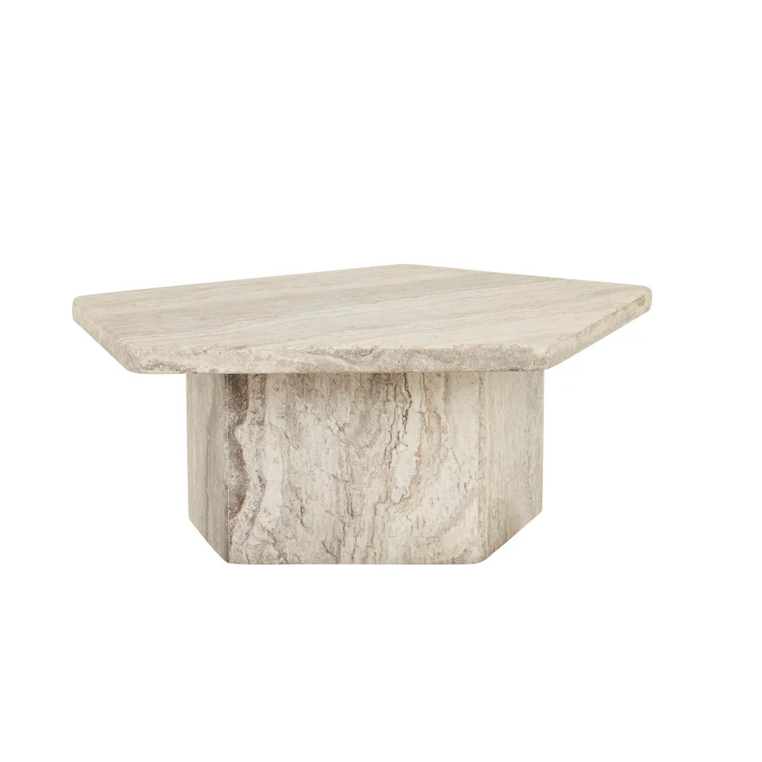 Floe Marble Coffee Table - Silver Travertine