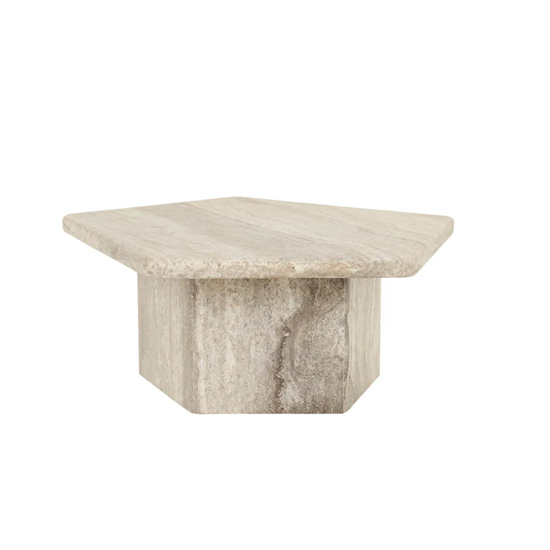 Floe Marble Coffee Table - Silver Travertine