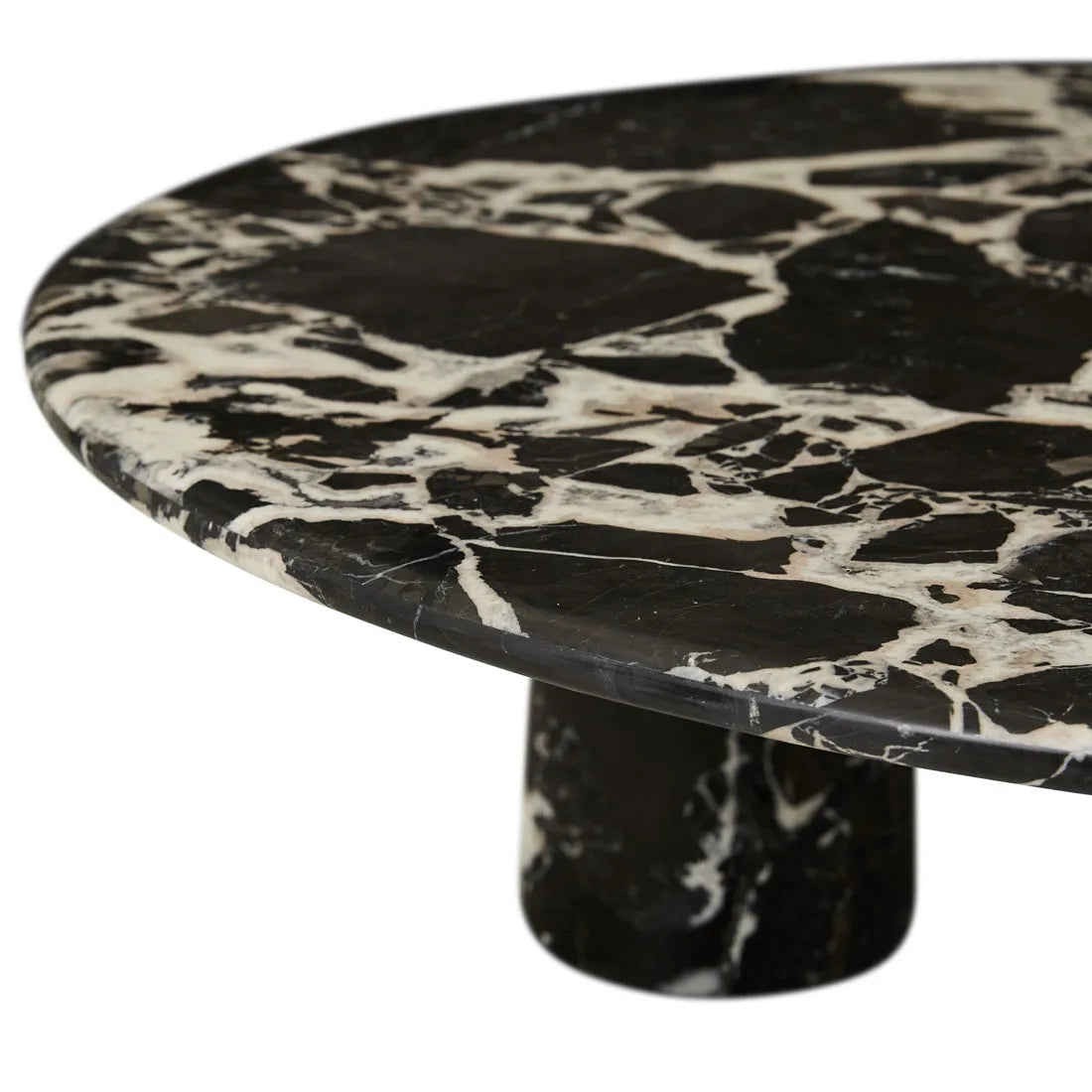 Puddle Coffee Table - Nero Marble