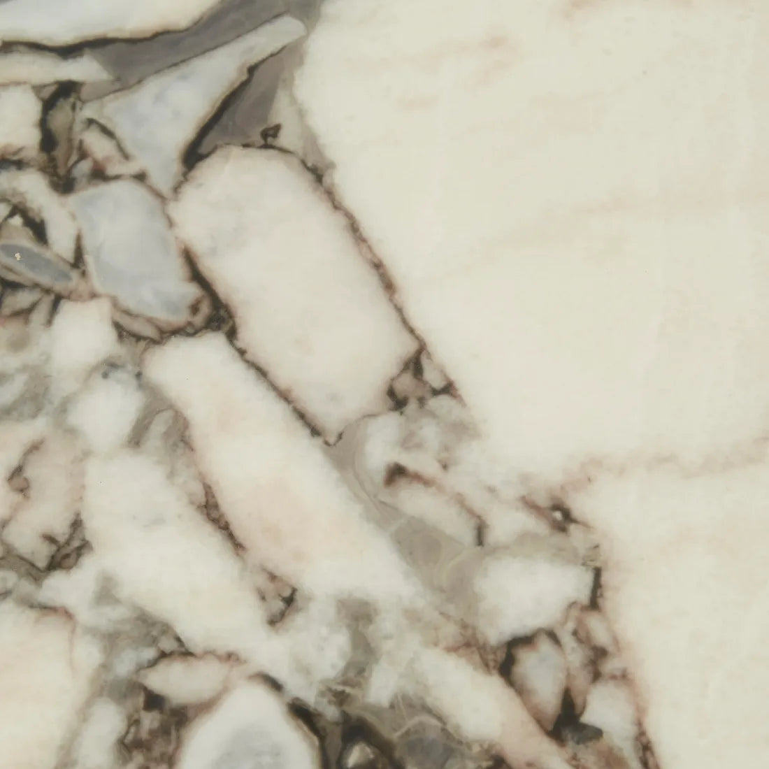 Leon Marble Coffee Table - Matt Ocean Marble - Tobacco Ash