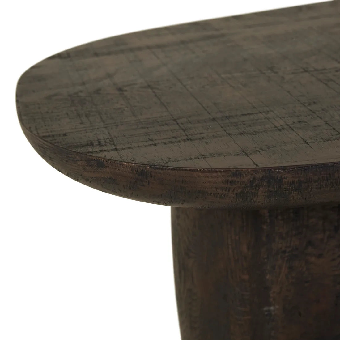 Sulby Low Coffee Table - Raw Sawn Bison Oak