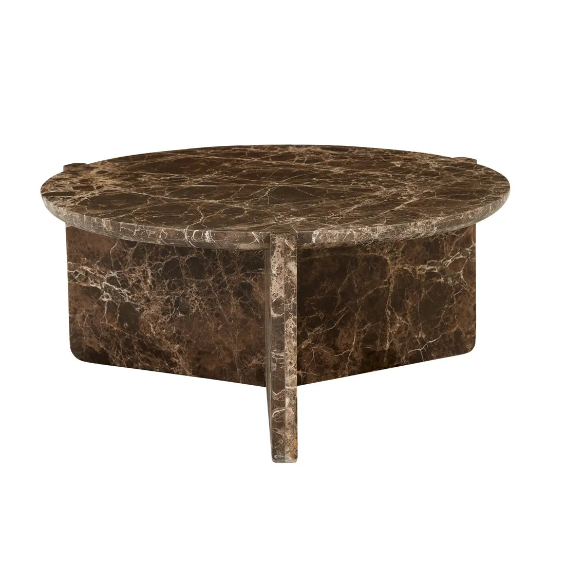 Venus Revolve Coffee Table - Emperador Marble