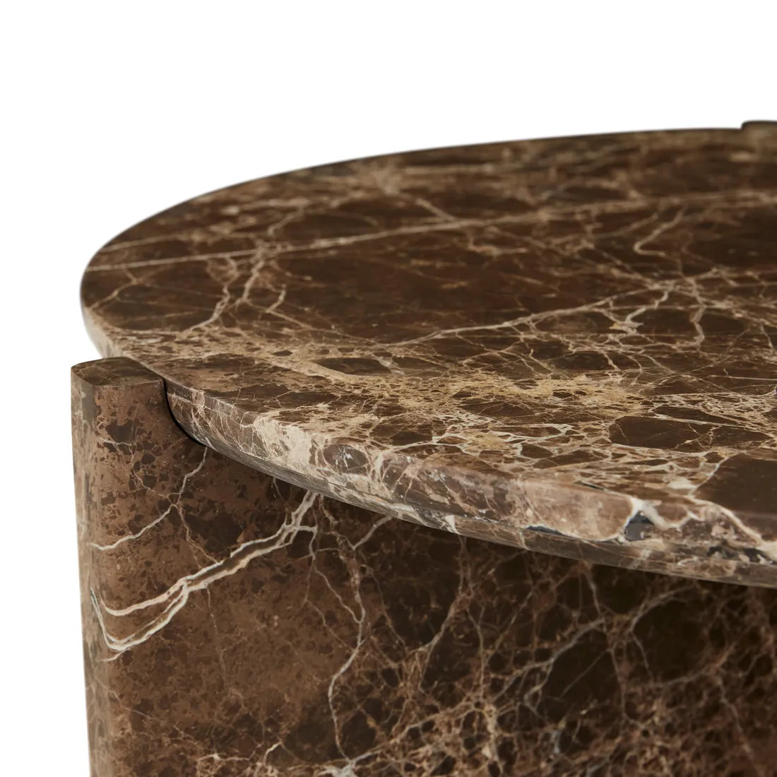 Venus Revolve Coffee Table - Emperador Marble