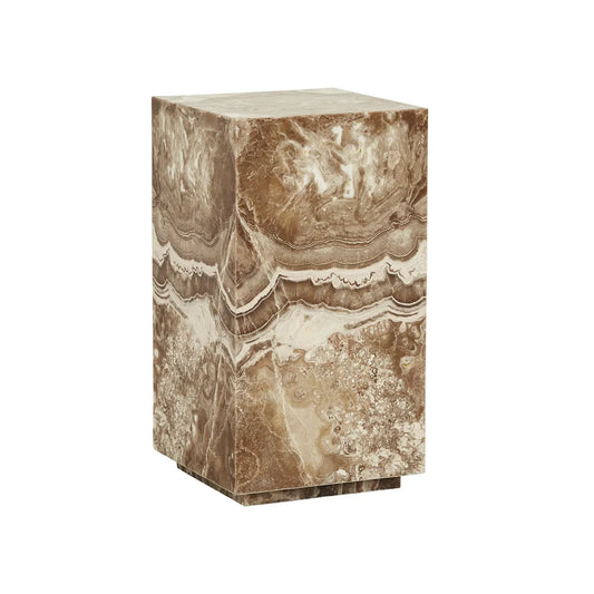 Elle Block Low Plinth - Espresso Onyx