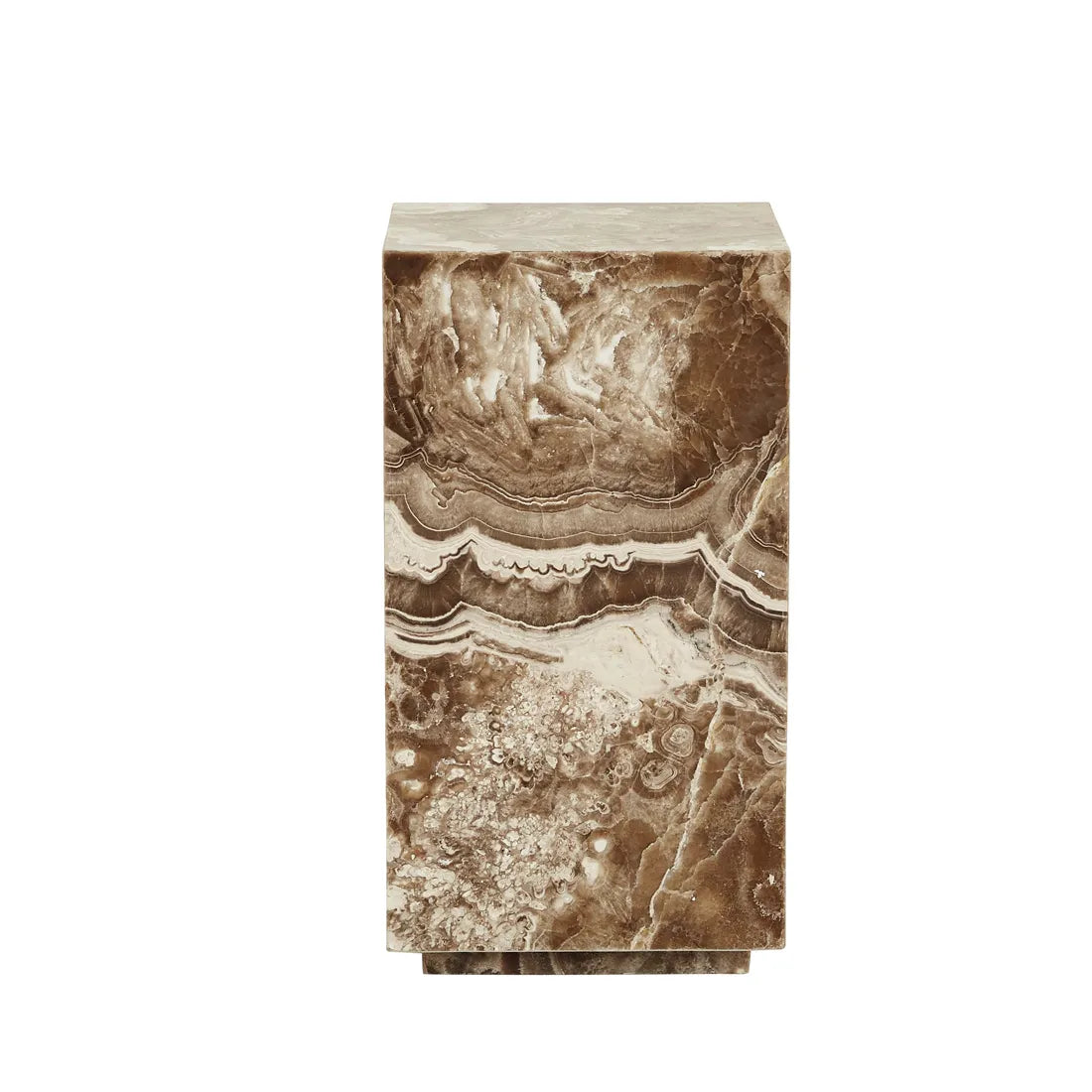 Elle Block Low Plinth - Espresso Onyx