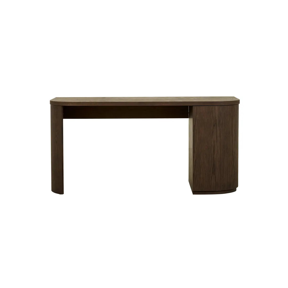 Orson Round Desk - Tobacco Ash