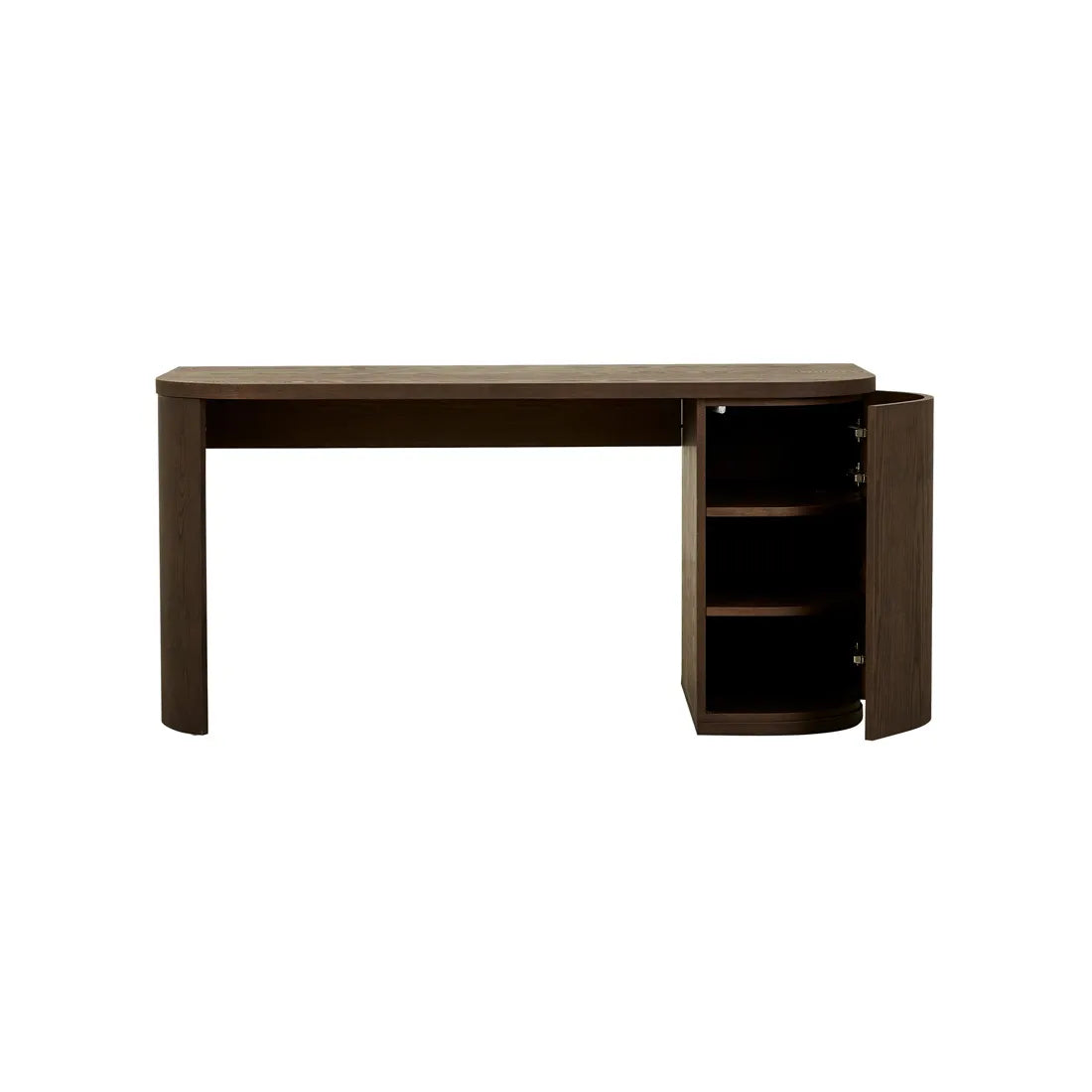 Orson Round Desk - Tobacco Ash