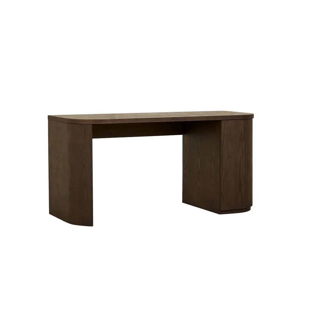 Orson Round Desk - Tobacco Ash
