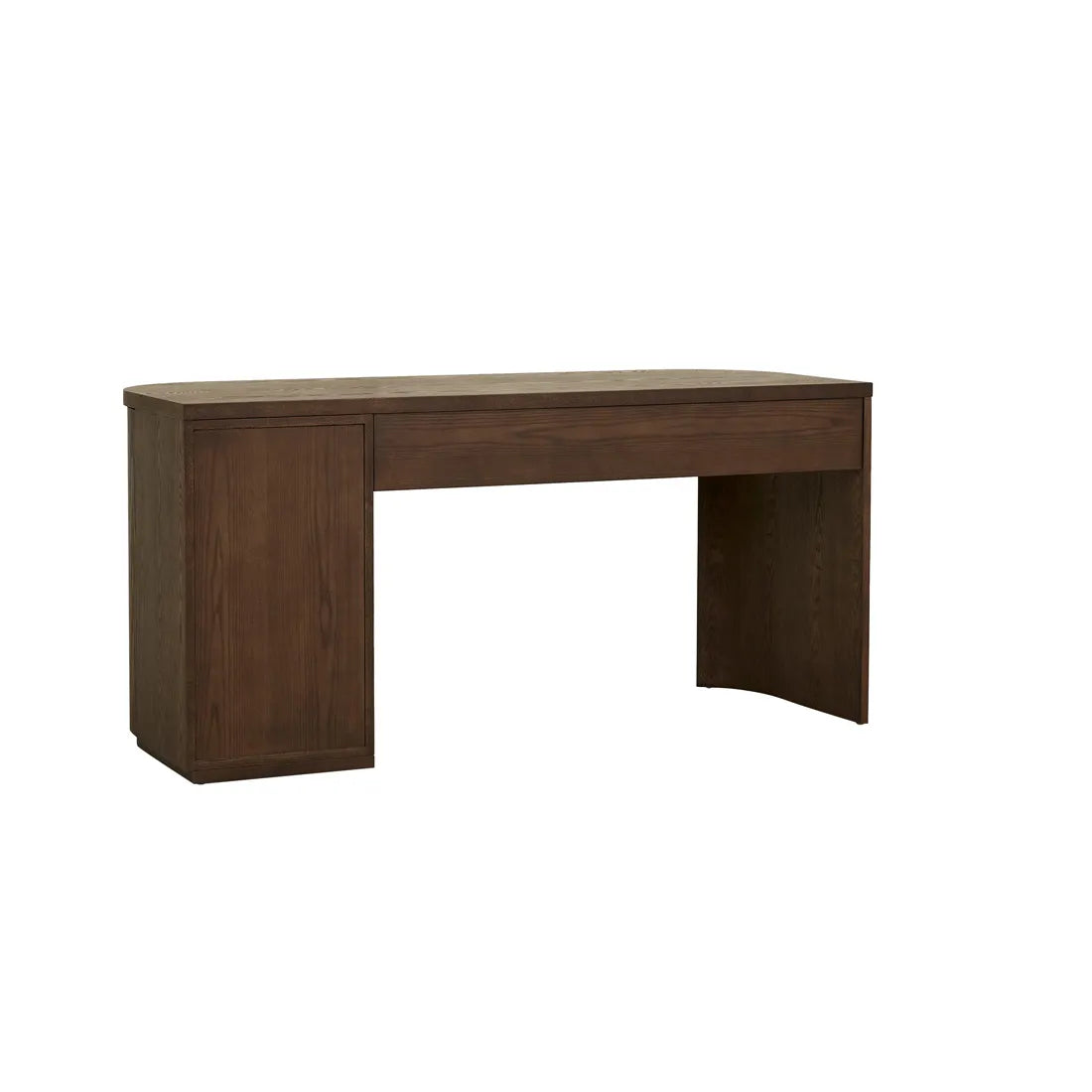 Orson Round Desk - Tobacco Ash