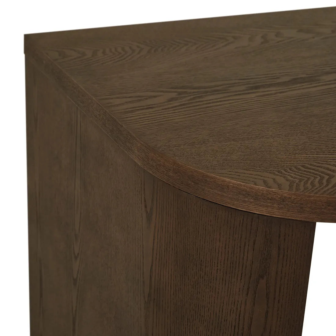 Orson Round Desk - Tobacco Ash