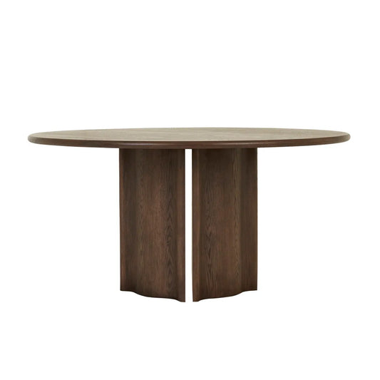 Leon Round Dining Table - Tobacco Ash