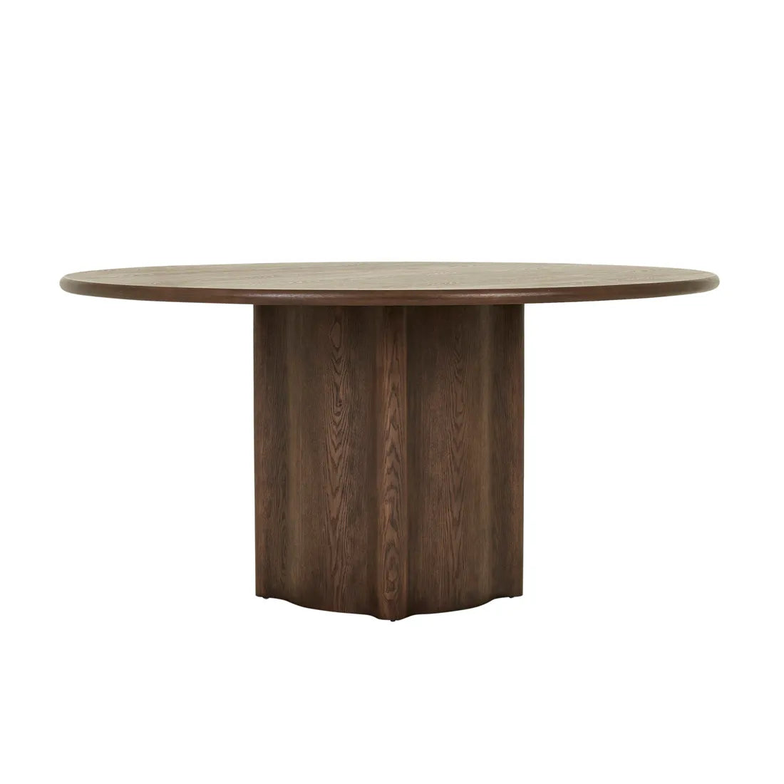 Leon Round Dining Table - Tobacco Ash