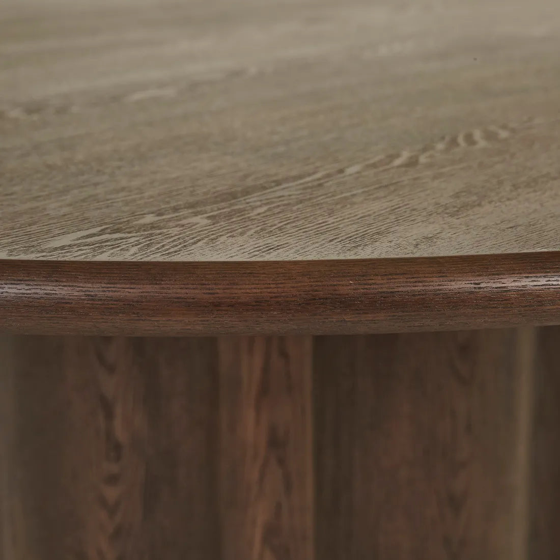 Leon Round Dining Table - Tobacco Ash