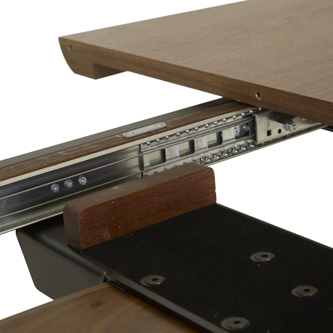 Seb Pebble Extendable Dining Table - Walnut