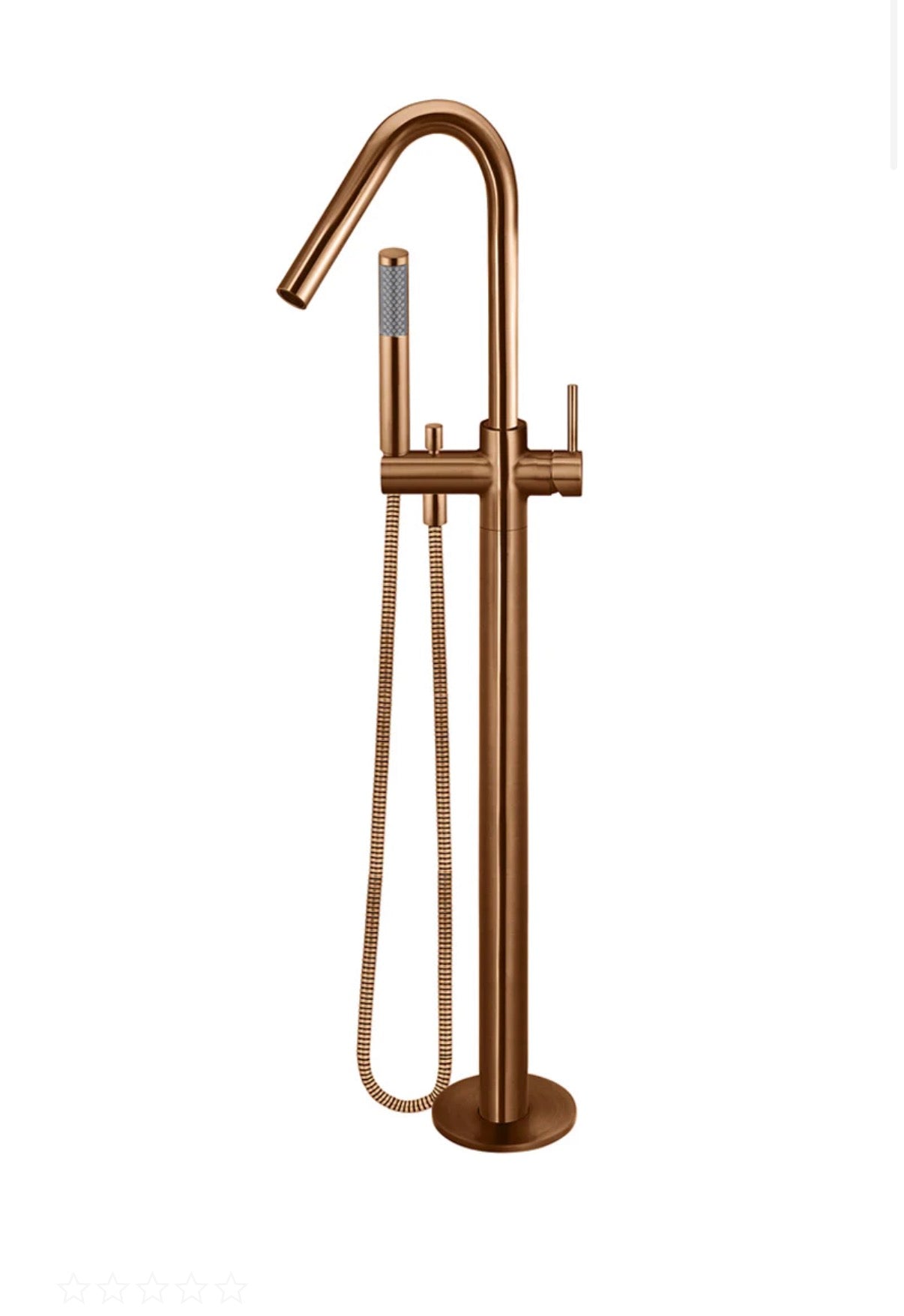 MEIR ROUND FREESTANDING BATH SPOUT AND HAND SHOWER