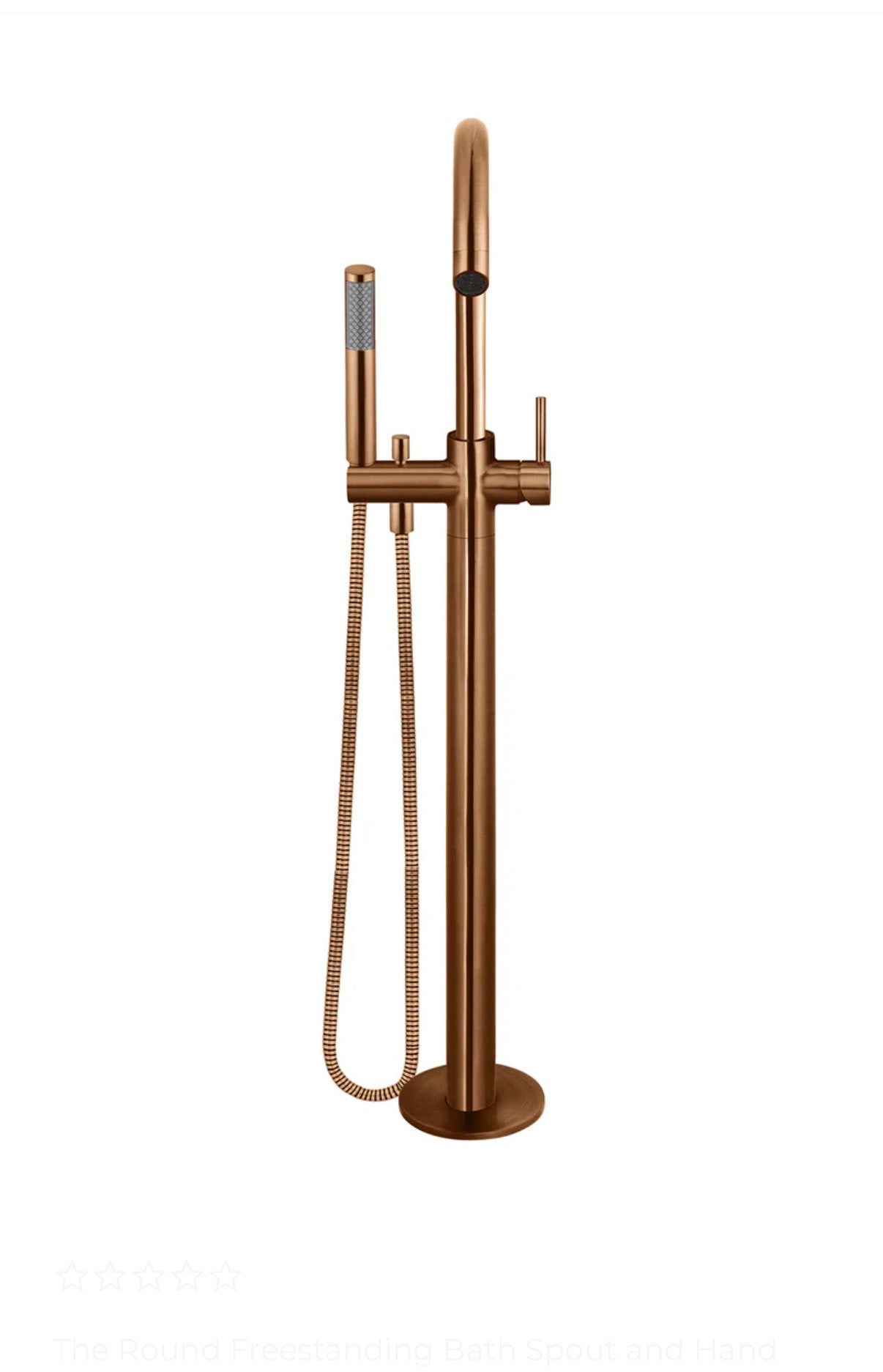 MEIR ROUND FREESTANDING BATH SPOUT AND HAND SHOWER
