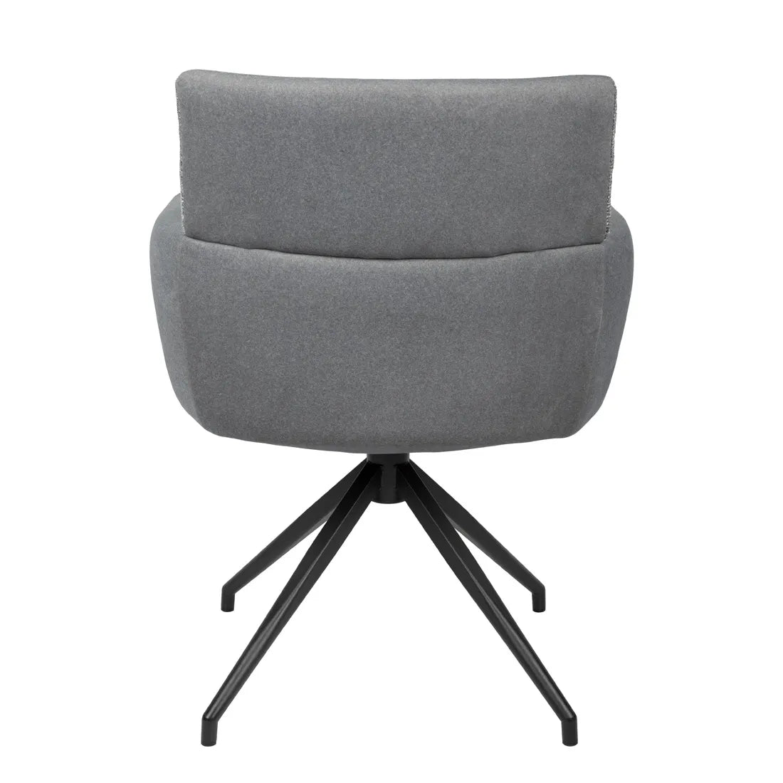 Kellan Swivel Base Chair - Shadow - Matt Black