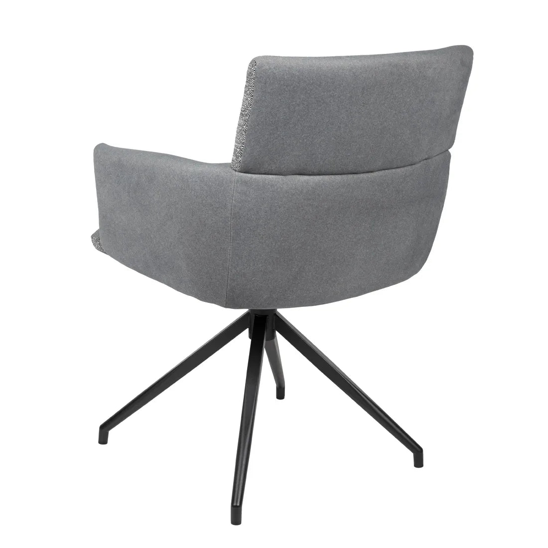 Kellan Swivel Base Chair - Shadow - Matt Black