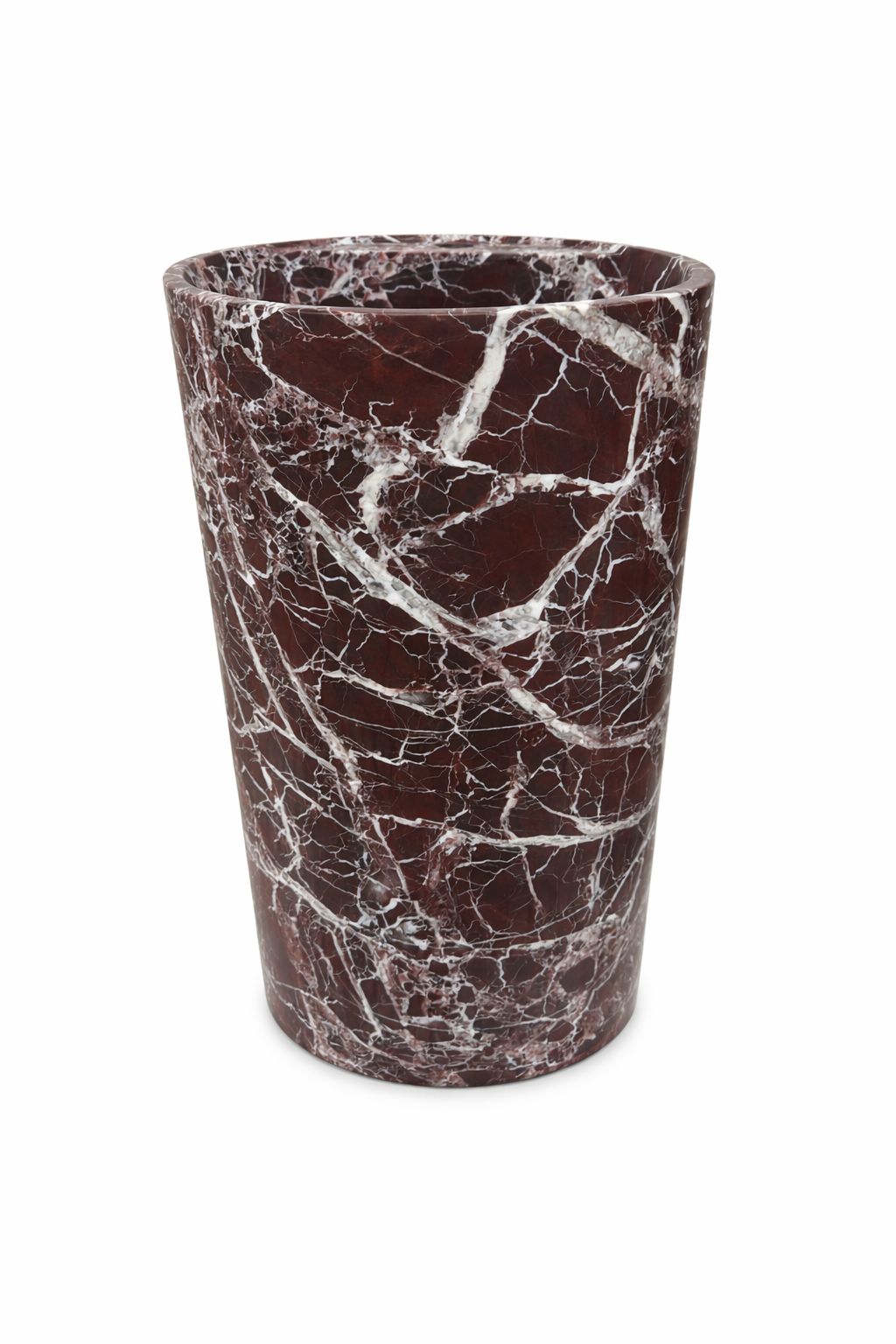 Freestanding Marble Basin – Rosso Breccia