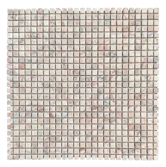 MINI SQUARE ROSSO TUMBLED