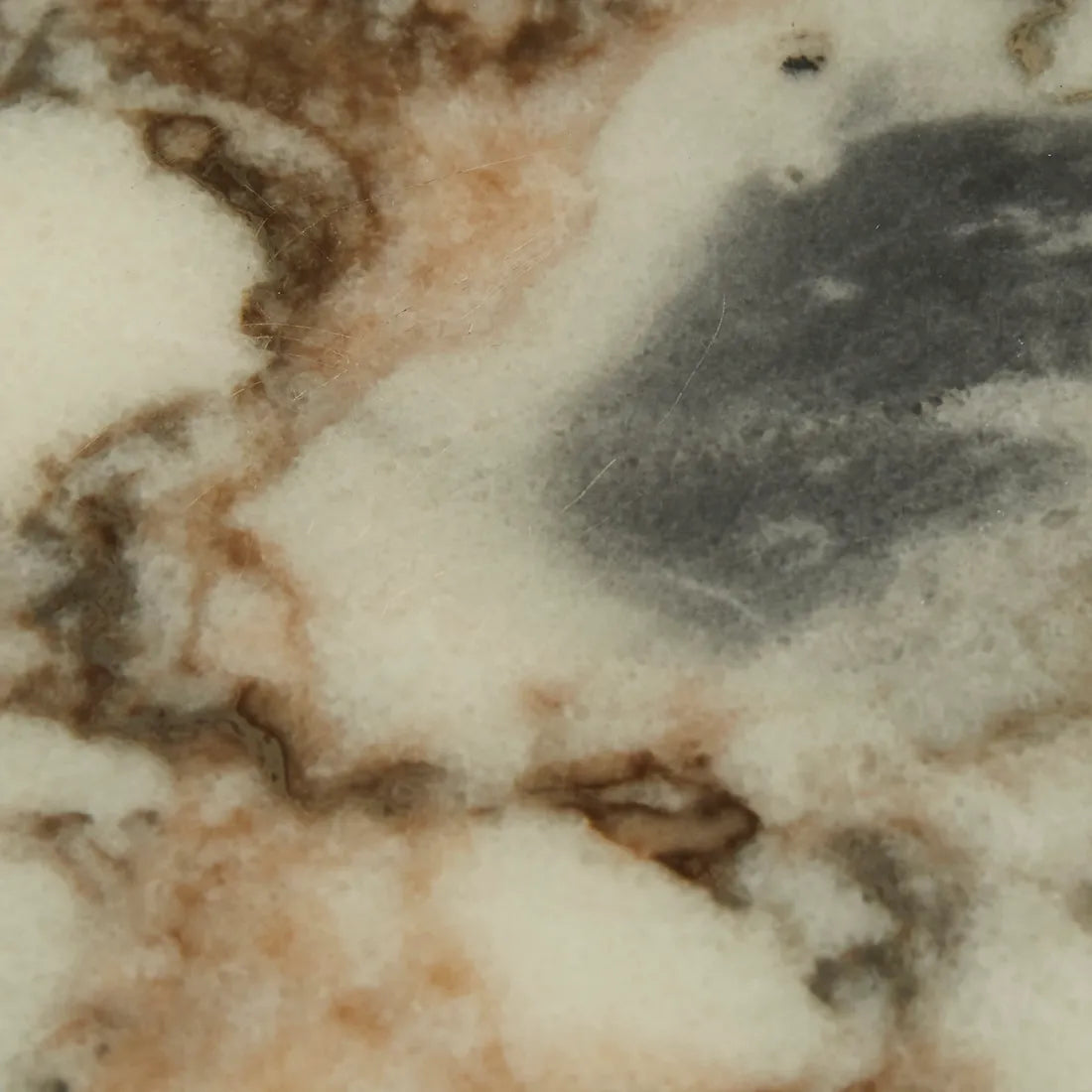 Silo Marble Side Table - Tobacco Ash - Matt Ocean Marble