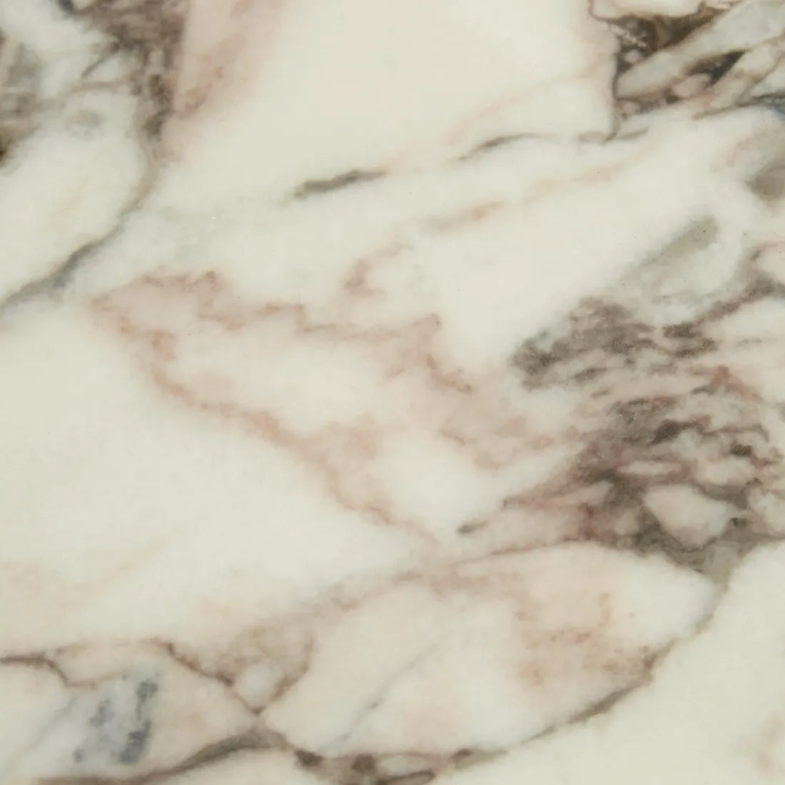 Leon Marble Side Table - Matt Ocean Marble - Tobacco Ash