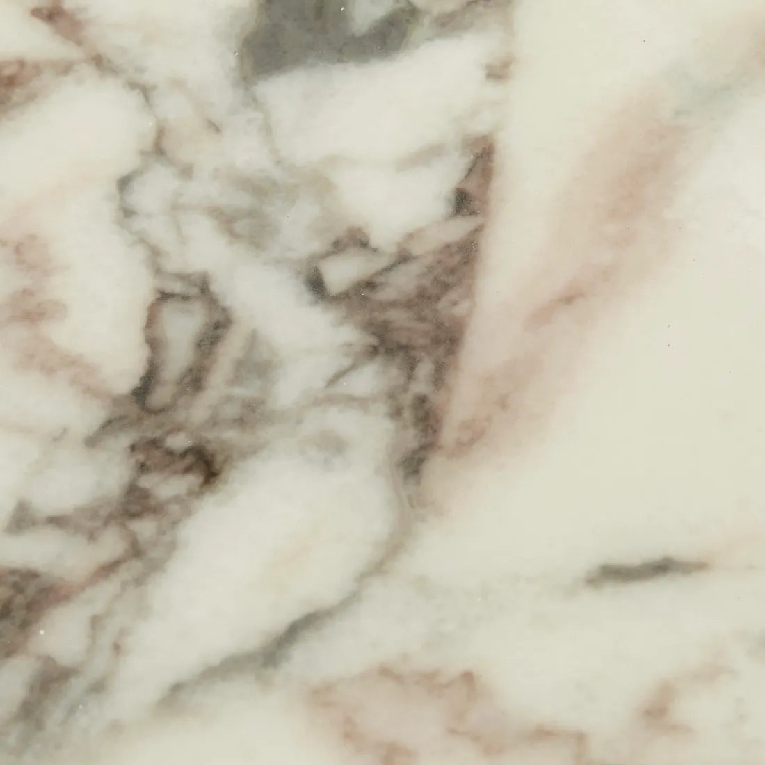 Leon Marble Side Table - Matt Ocean Marble - Tobacco Ash