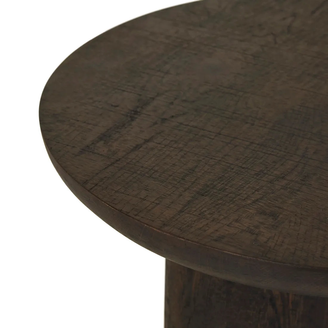 Sulby Side Table - Raw Sawn Bison Oak