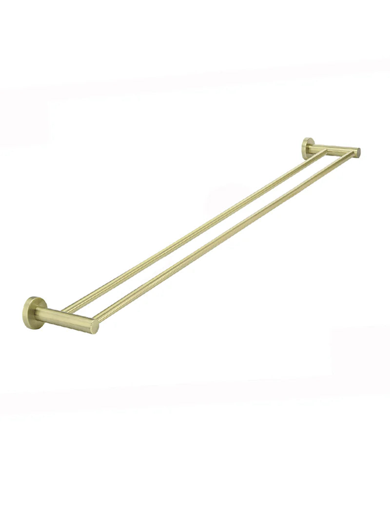 MEIR ROUND DOUBLE TOWEL RAIL 600MM