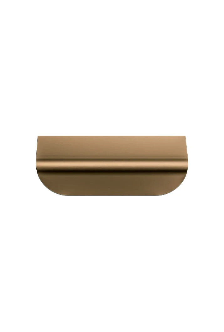 MEIR ÖPPEN EDGE-PULL 75MM CABINET HANDLE (BRUSHED)