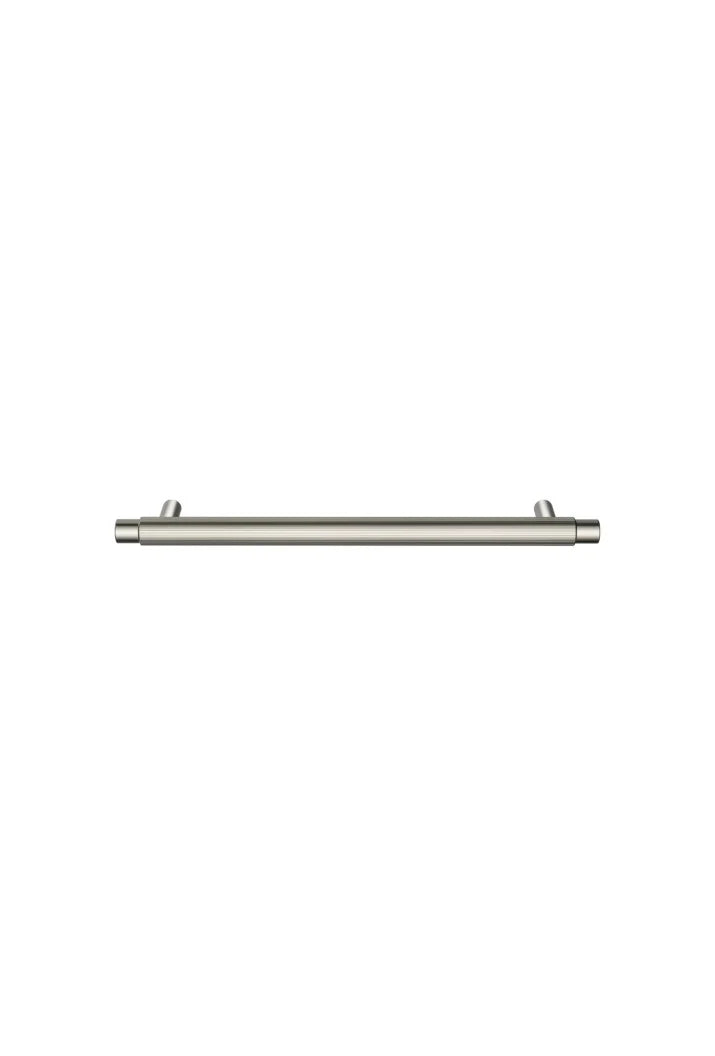 OPPEN ROUND PULL 200MM CABINET HANDLE (LINEAR KNURLED)