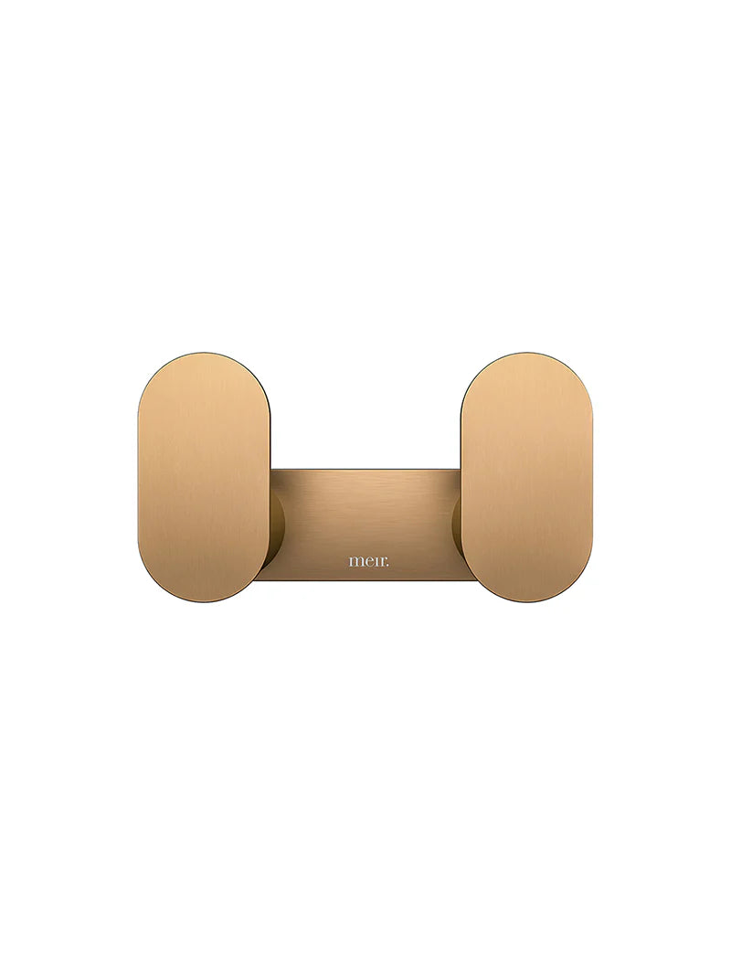 MEIR CURVAÉ DOUBLE ROBE HOOK