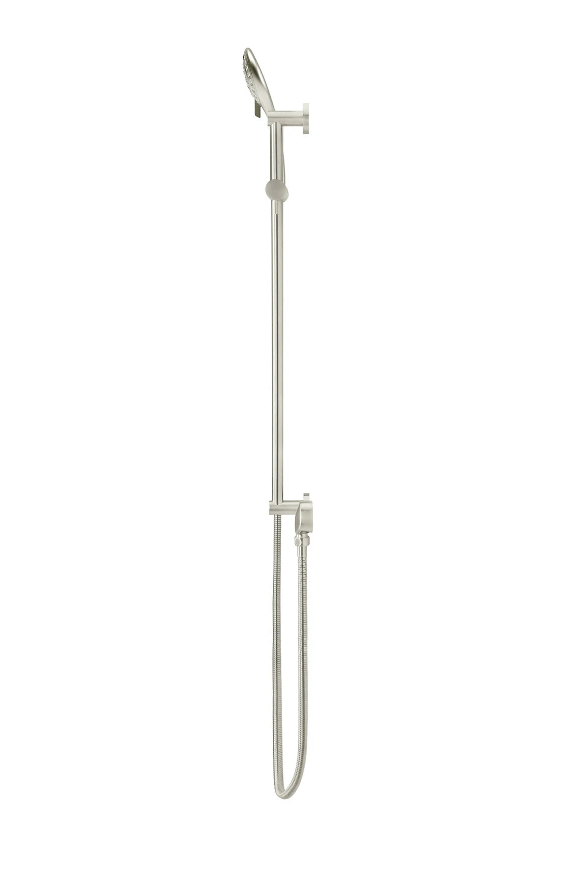 MEIR ROUND THREE FUNCTION HAND SHOWER ON RAIL COLUMN