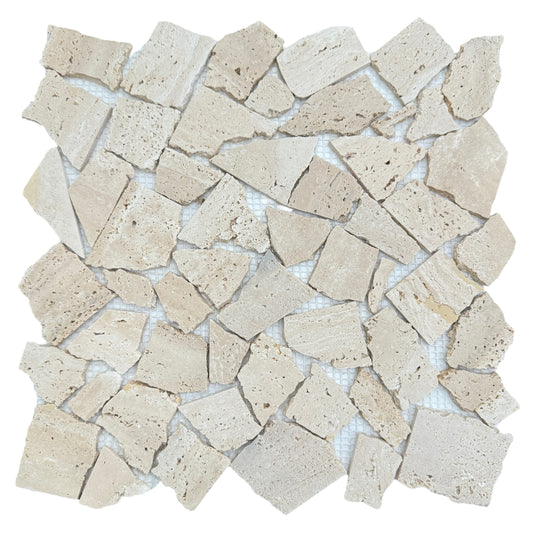 Crazy Rome Travertine | Mosayic