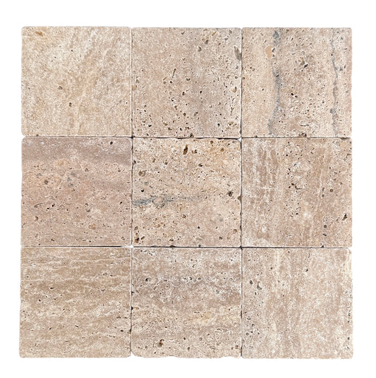 NOCE SQUARE TRAVERTINE 100 TUMBLED