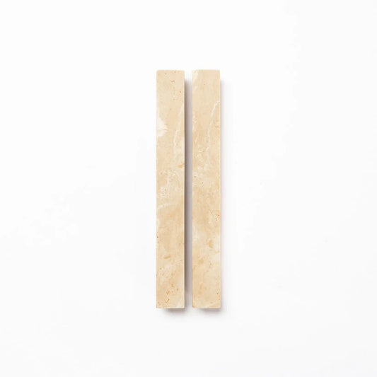 RECTANGLE MARBLE HANDLE TRAVERTINE