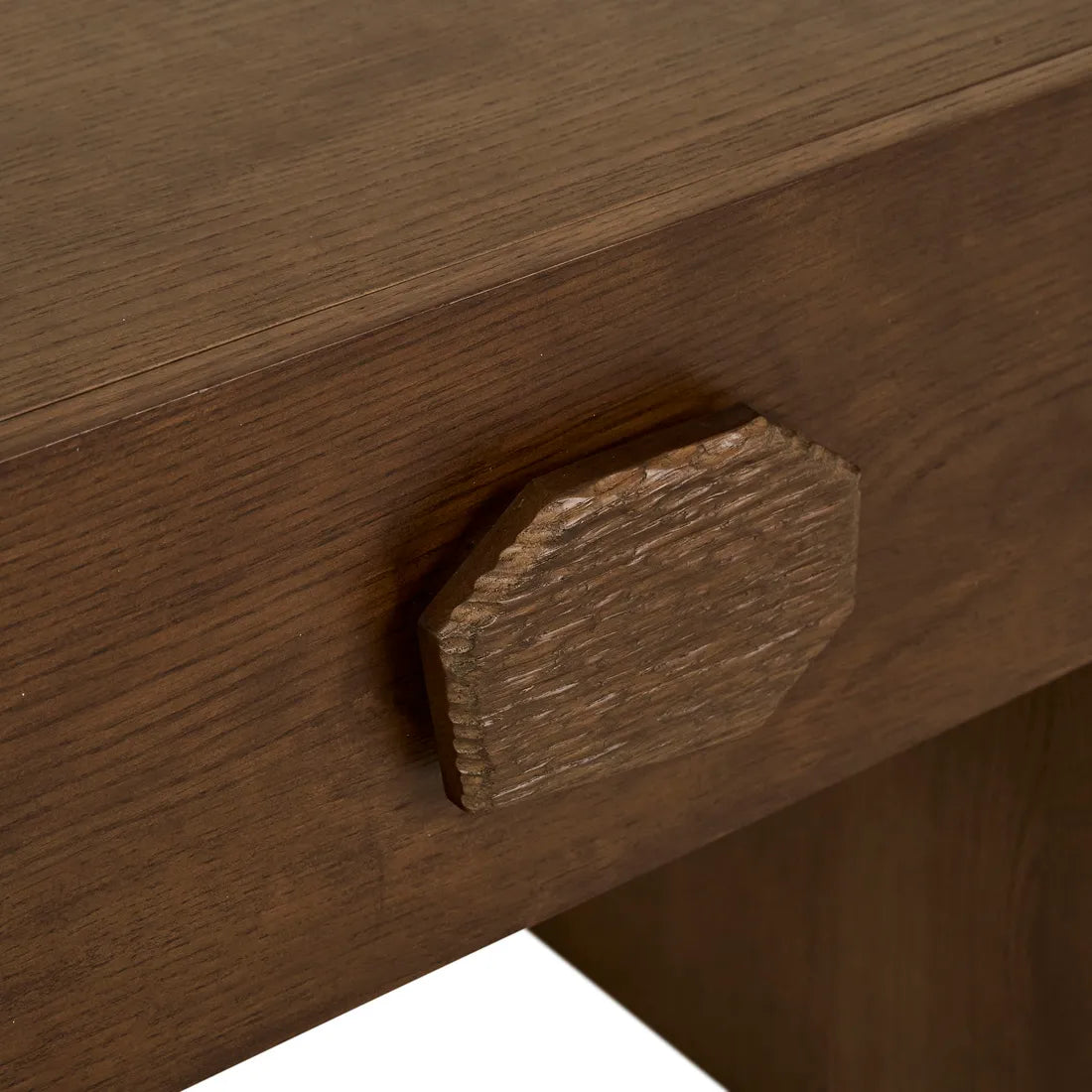 Carvara Abstract Bedside - Mocha Oak