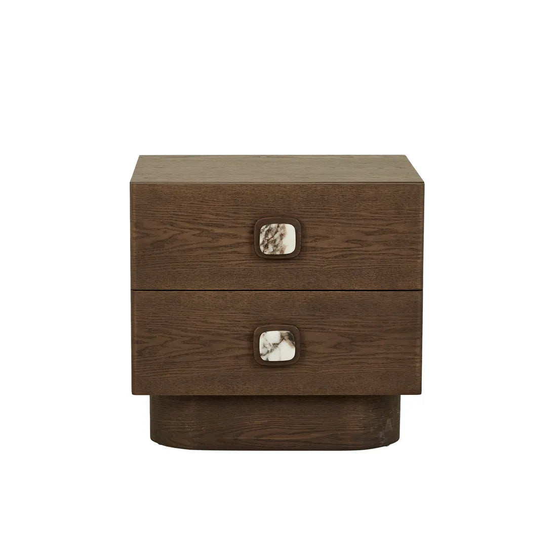 Ciel Bedside - Matt Ocean Marble - Tobacco Ash