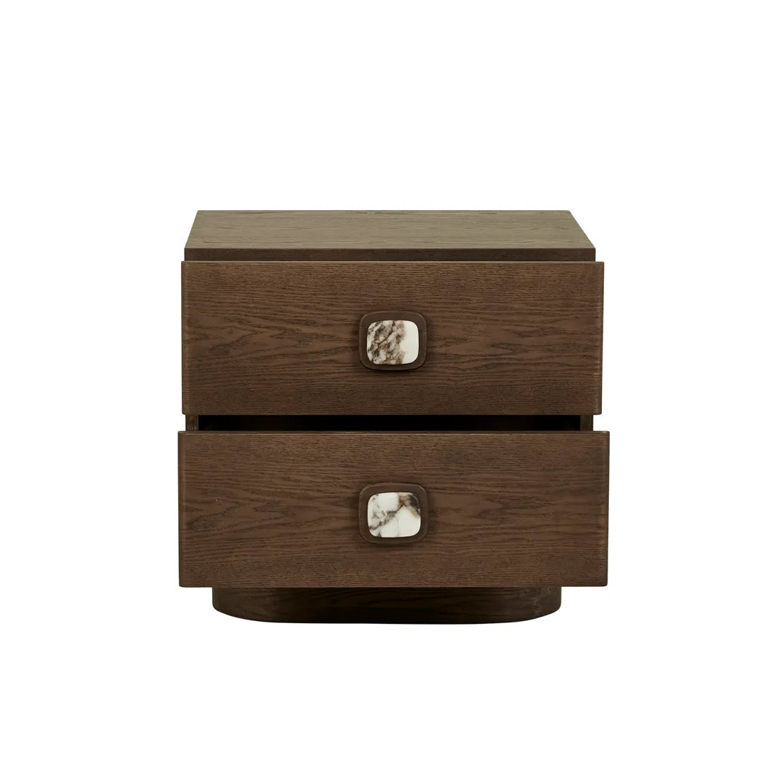 Ciel Bedside - Matt Ocean Marble - Tobacco Ash