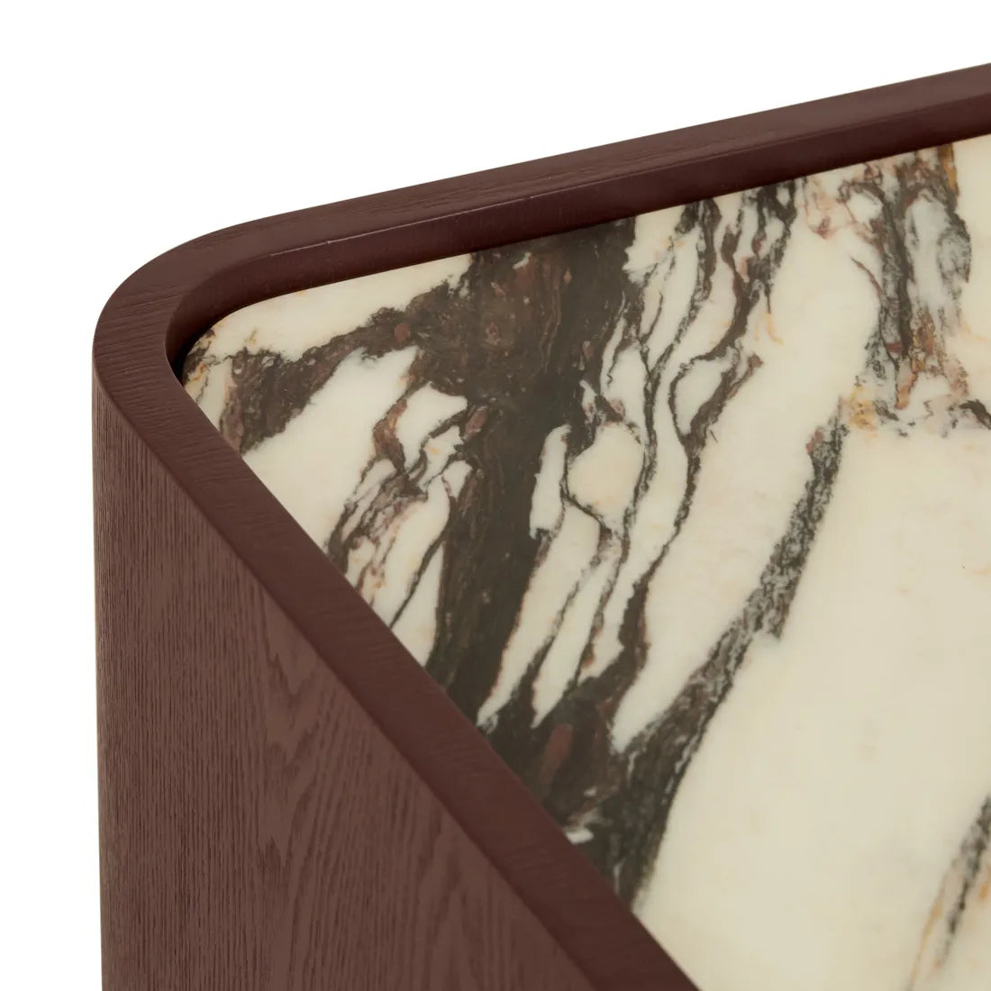 Elsie 1 Drawer Large Bedside - Viola Marble - Shiraz